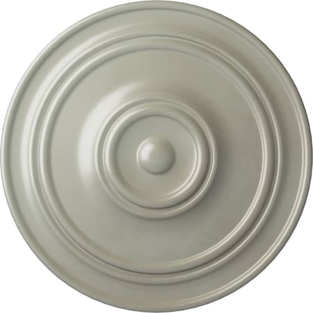 Ekena Millwork Classic Ceiling Medallion (For Canopies up to 5 1/2"), Hnd-Painted Flash Copper, 21 7/8"OD x 2 3/8"P CM22CLFCS